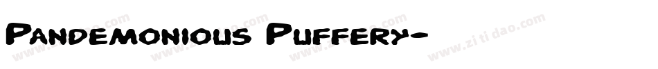 Pandemonious Puffery字体转换